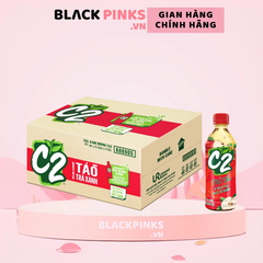 Thùng 24 chai trà xanh C2 hương táo 355ml