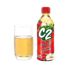 Thùng 24 chai trà xanh C2 hương táo 355ml