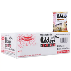 Thùng 24 gói mì Udon Sưki Sưki Nhật Bản 75g