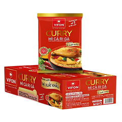 Thùng 24 gói mì xuất khẩu gà vàng Zlota/cà ri gà Curry Vifon gói 70g