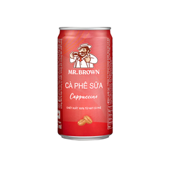 Thùng 24 lon cà phê Mr.Brown Cappuccino 240ml