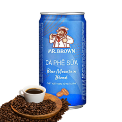 Thùng 24 lon Café lon Mr.Brown Blue Moutain 240ml