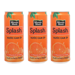 Thùng 24 lon nước cam có tép Teppy Minute Maid 320ml