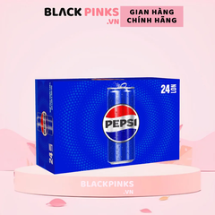 Thùng 24 lon nước ngọt có gaz Pepsi Cola 320ml