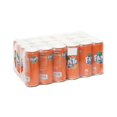 Thùng 24 lon nước ngọt Fanta cam 320ml