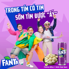Thùng 24 lon nước ngọt Fanta nho 320ml