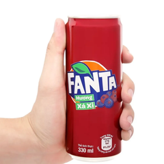 Thùng 24 lon nước ngọt Fanta xá xị 320ml