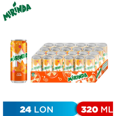 Thùng 24 lon nước ngọt Mirinda cam 320ml