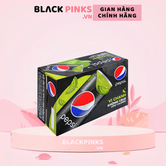Thùng 24 lon nước ngọt Pepsi không calo vị chanh 320ml