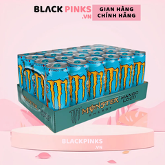 Thùng 24 lon nước tăng lực Monster Energy Mango vị xoài 355ml