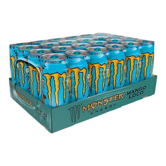 Thùng 24 lon nước tăng lực Monster Energy Mango vị xoài 355ml