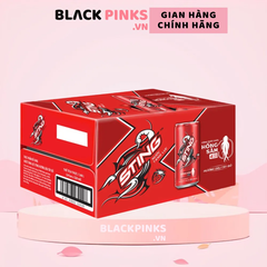 Thùng 24 lon nước tăng lực Sting hương dâu 320ml