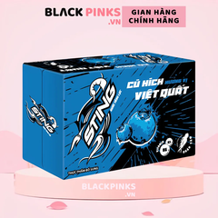 Thùng 24 lon nước tăng lực Sting hương việt quất 320ml