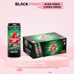 Thùng 24 lon nước tăng lực Thums Up Charged hương kiwi 320ml
