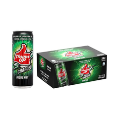 Thùng 24 lon nước tăng lực Thums Up Charged hương kiwi 320ml