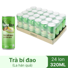 Thùng 24 lon trà bí đao la hán quả Fuzetea+ 320ml