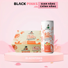 Thùng 24 lon trà Greentime hương đào sả 320ml