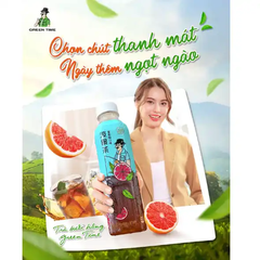 Thùng 24 chai trà Green Time hương bưởi 580ml