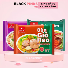 Thùng 30 gói bún bò Huế/tôm/riêu cua/giò heo Vifon 65g