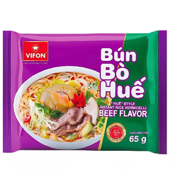 Thùng 30 gói bún bò Huế/tôm/riêu cua/giò heo Vifon 65g