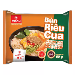 Thùng 30 gói bún bò Huế/tôm/riêu cua/giò heo Vifon 65g
