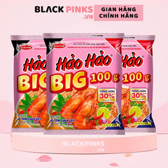 Thùng 30 gói mì Big 100 Hảo Hảo tôm chua cay 100g