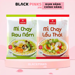 Thùng 30 gói mì chay Vifon vị rau nấm/lẩu thái gói 65g