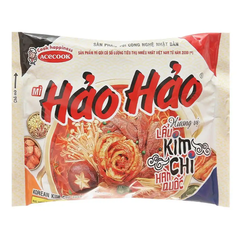 Thùng 30 gói mì Hảo Hảo lẩu kim chi Hàn Quốc 75g