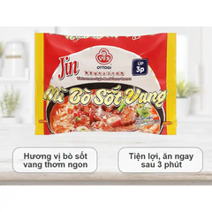 Thùng 30 gói mì Jin Ottogi vị bò sốt vang gói 80g