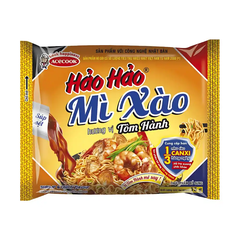 Thùng 30 gói mì xào khô Hảo Hảo tôm chua ngọt/tôm hành gói 75g