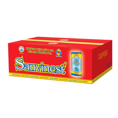Thùng 30 lon nước yến sào Khánh Hoà Sanest có đường 190ml