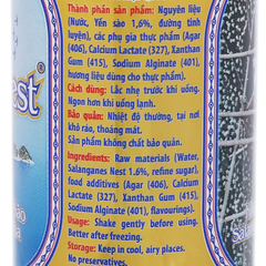 Thùng 30 lon nước yến sào Khánh Hoà Sanest có đường 190ml
