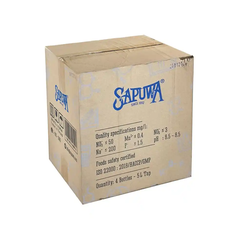 Thùng 4 bình nước uống tinh khiết Sapuwa 5L