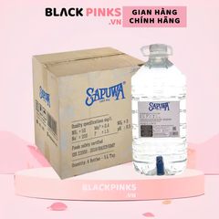Thùng 4 bình nước uống tinh khiết Sapuwa 5L có vòi