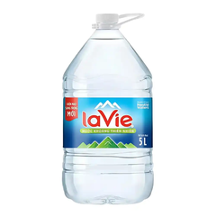 Thùng 4 can nước khoáng thiên nhiên LaVie 5L