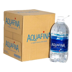 Thùng 4 chai nước uống tinh khiết Aquafina 5L