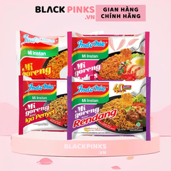 Thùng 40 gói mì xào khô Indomie vị đặc biệt/cay nồng/bò cay/sườn gói 85g