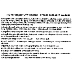 Thùng 40 tuýp mù tạt Ottogi 35g