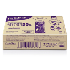 [Thùng 48 hộp] Sữa bột pha sẵn Abbott Pediasure hương vani 180ml cho bé 1 - 10 tuổi