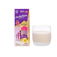[Thùng 48 hộp] Sữa bột pha sẵn Abbott Pediasure hương vani 180ml cho bé 1 - 10 tuổi