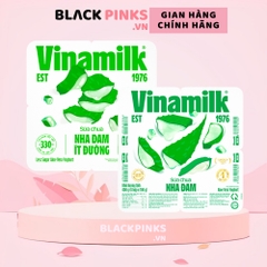 Thùng 48 hộp sữa chua Vinamilk nha đam có đường/ít đường bổ sung collagen 100g