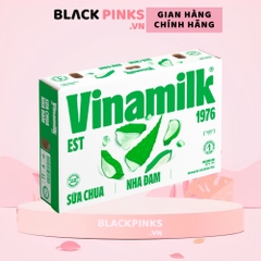 Thùng 48 hộp sữa chua Vinamilk nha đam có đường/ít đường bổ sung collagen 100g