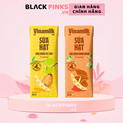 Thùng 48 hộp sữa đậu nành Vinamilk hạt óc chó/hạnh nhân ít đường 180ml