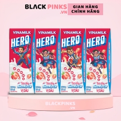 Thùng 48 hộp sữa trái cây Vinamilk Hero vị dâu/cam 110/180ml