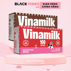Thùng 48 hộp sữa tươi tiệt trùng Vinamilk hương dâu/socola 110/180ml