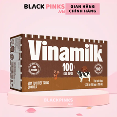 Thùng 48 hộp sữa tươi tiệt trùng Vinamilk hương dâu/socola 110/180ml