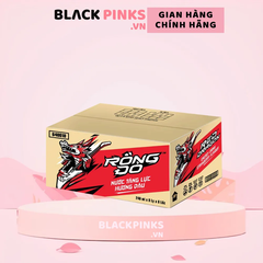 Thùng 48 ly tăng lực Rồng Đỏ dâu 220ml