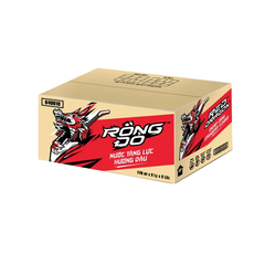 Thùng 48 ly tăng lực Rồng Đỏ dâu 220ml