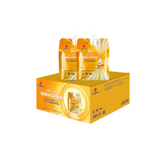 Thùng 48 túi nước uống giàu canxi Fujiwa vị cam 270ml