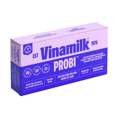 Thùng 50 chai sữa chua uống men sống Vinamilk Probi có đường/ít đường/dâu/dưa gang/việt quất 65ml